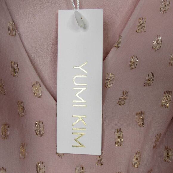 YUMI KIM WEST VILLAGE DRESS IN GLITTER DOT BLUSH SZ S - Picture 5 of 8